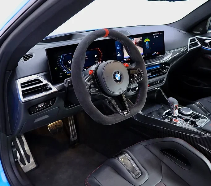 2025 BMW M4 Other 6 Cylinders CS RIVERA BLUE Black Coupe CARBON BUCKET SEATS
