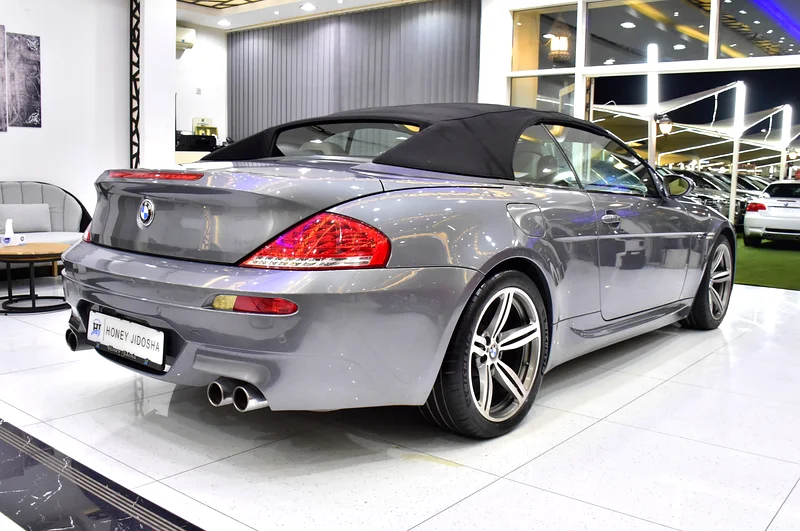 2008 BMW M6 M6 Convertible 10 Cylinder Petrol Engine Grey White Soft Top Convertible
