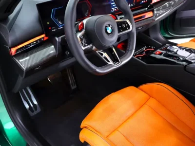 2025 BMW M5 Competition FULL CARBON MANHART KIT Green Orange Sedan GCC