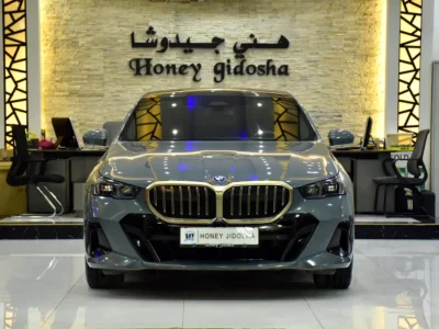 2024 BMW 5-Series 520i 4 Cylinder petrol Engine Grey Red Sedan GCC Specs