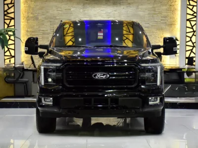 2024 Ford F-Series Pickup Lariat 4 Cylinder Petrol Engine Black Pick Up Truck GCC