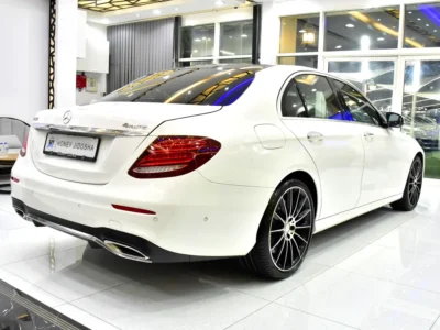 2017 Mercedes-Benz E-Class E400 4Matic 6 Cylinder Petrol Engine White Tan Sedan