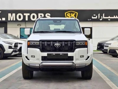 2026 Toyota Prado LUXURY TURBO 2.4L PETROL V4 Engine White Beige SUV GCC Specs