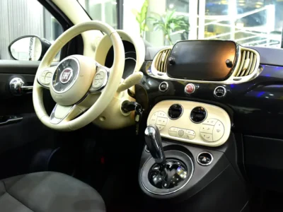 2023 Fiat 500 Dolcevita 4 Cylinder Petrol Engine Black Hatchback GCC Specs