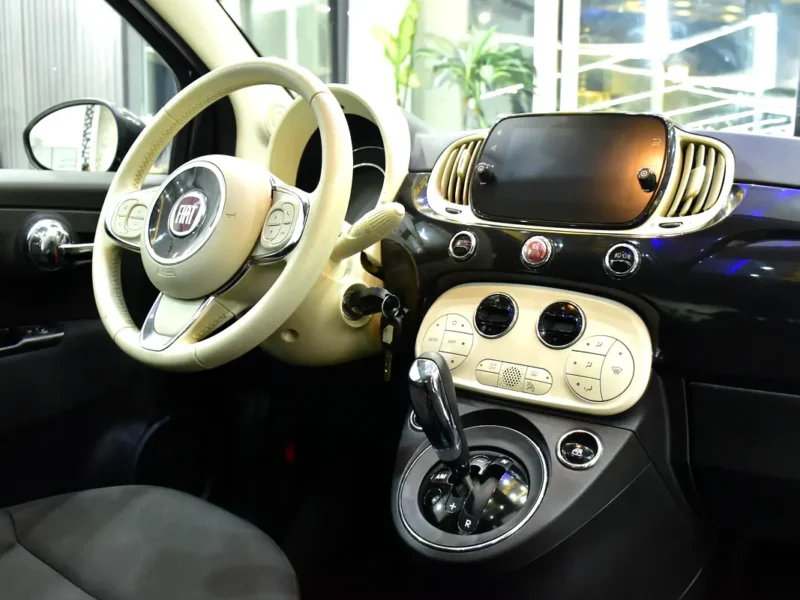 2023 Fiat 500 Dolcevita 4 Cylinder Petrol Engine Black Hatchback GCC Specs