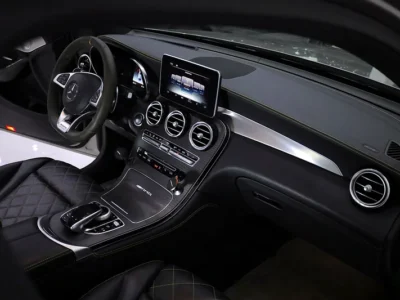 2019 Mercedes-Benz GLC GLC 63 S AMG 4Matic+ 8 Cylinders Engine Gold Black SUV GCC