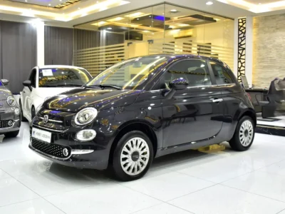 2023 Fiat 500 Dolcevita 4 Cylinder Petrol Engine Black Hatchback GCC Specs