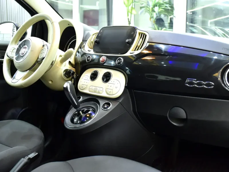2023 Fiat 500 Dolcevita 4 Cylinder Petrol Engine Black Hatchback GCC Specs