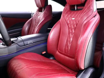 2020 Mercedes-Benz S-Class S 560 4MATIC 8 Cylinder Petrol Engine Silver Maroon Coupe