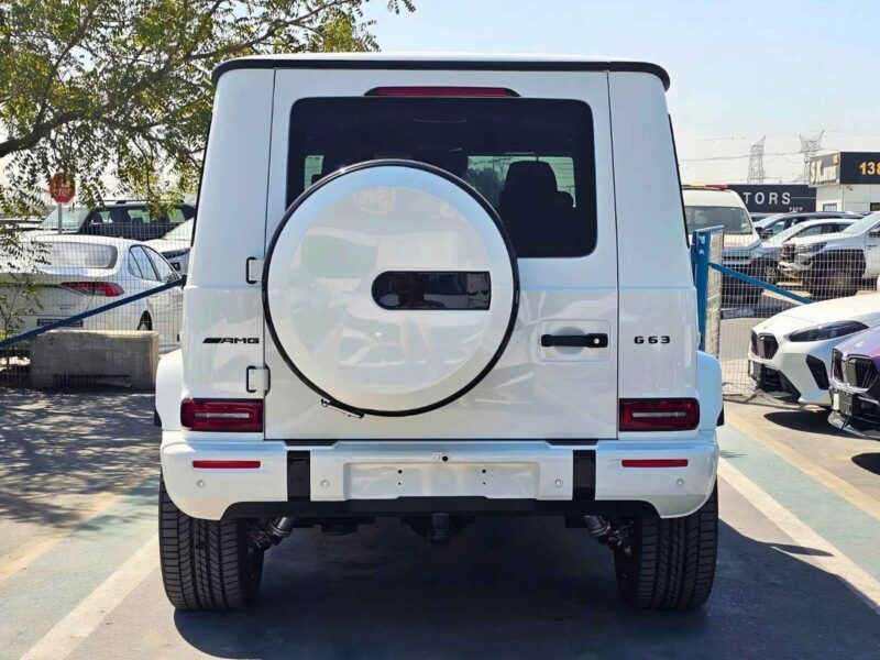 2025 MERCEDES BENZ G63 AMG BITURBO 4.0L V8 PETROL White Orange SUV American Specs