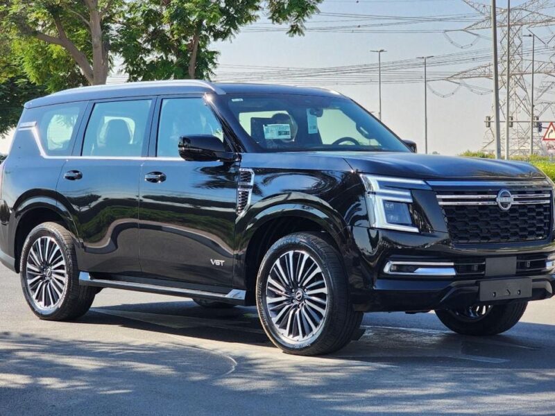 2025 Nissan Patrol LE Platinum City 3.5L TWIN TURBO 6 Cylinders Black Burgundy SUV
