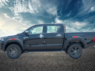 2025 Toyota Hilux Adventure 4.0L 6 Cylinder Petrol Engine Black Red Pick Up Truck