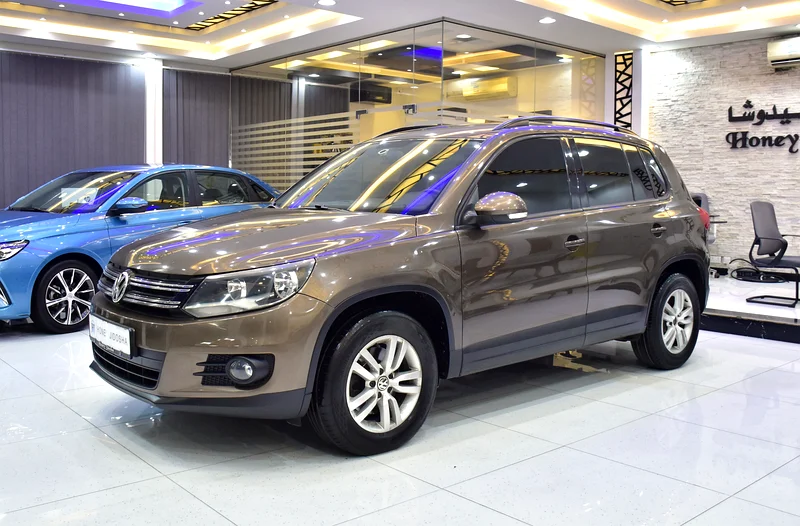 2015 Volkswagen Tiguan SE 4 Cylinder Petrol Engine Brown Black Crossover GCC Specs