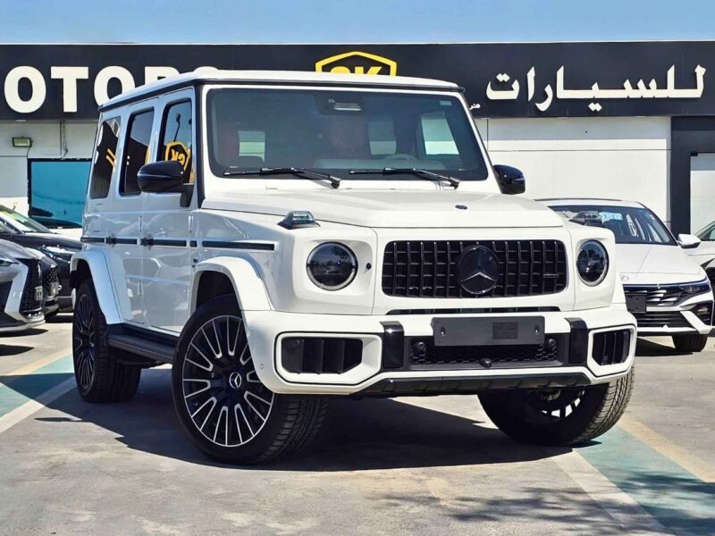 2025 MERCEDES BENZ G63 AMG BITURBO 4.0L V8 PETROL White Orange SUV American Specs