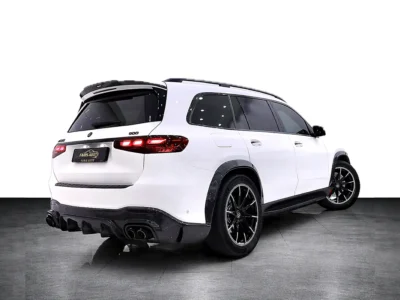 2024 Mercedes-Benz GLS-Class GLS 63 AMG 4MATIC+ 8 Cylinders Engine White Black SUV