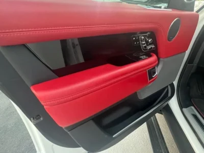 2019 Land Rover Range Rover Autobiography 5.0L 8 Cylinder Petrol Engine White Red SUV