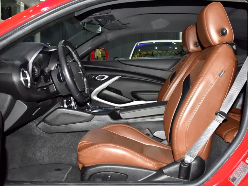 2020 Chevrolet Camaro LT 6 Cylinder Petrol Engine Red Brown Coupe GCC Specs