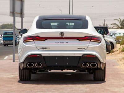 2025 MG 7 1.5 Litres Turbo 4 Cylinder Petrol Engine Elegance Edition White Black Sedan