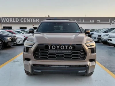 2025 Toyota Sequoia 3.5L 6 Cylinder Engine FORCE MAX TRD PRO HYBRID Brown Black SUV