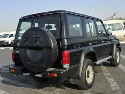 2025 Toyota Land Cruiser 70 LX 4.0 Litres 6 Cylinder Petrol Engine Black Tan SUV GCC