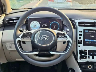 2024 Hyundai Tucson 1.6T V4 PETROL Engine Grey Beige SUV GCC Specs FULL OPTION