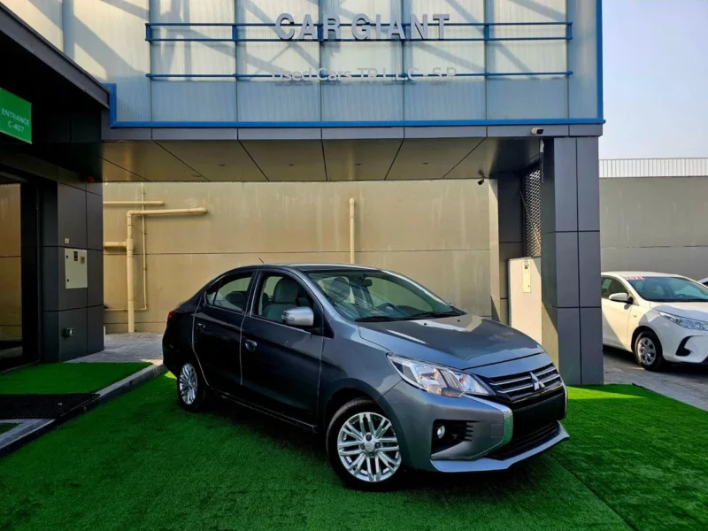 2021 Mitsubishi ATTRAGE 1.2L 3 Cylinder Petrol Engine Grey Beige Sedan GCC