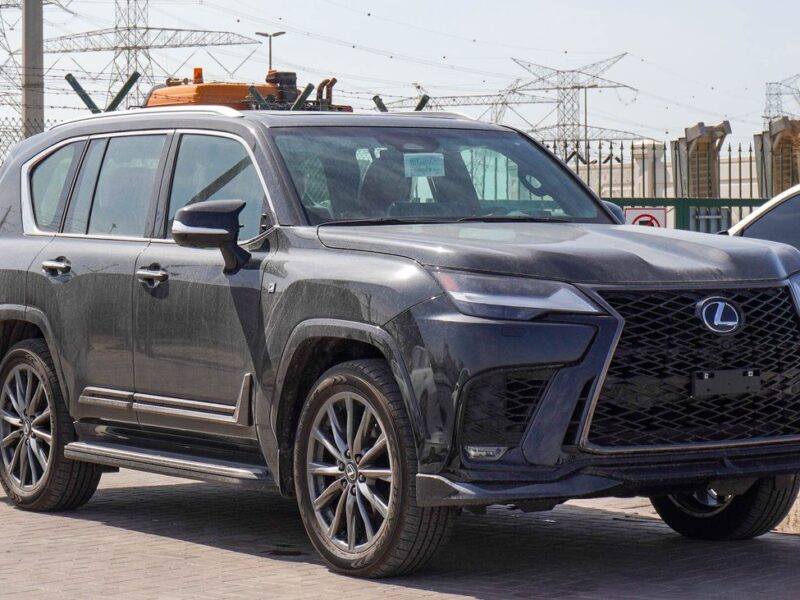 2025 Lexus LX600 FSport 3.5 Litres V6 Petrol Engine Grey Red SUV GCC Specs