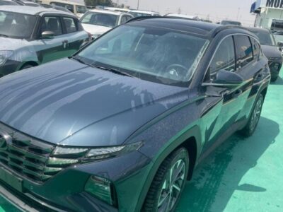 2024 Hyundai Tucson 1.6L Turbocharged 4 Cylinder Petrol Engine Blue Black SUV FWD