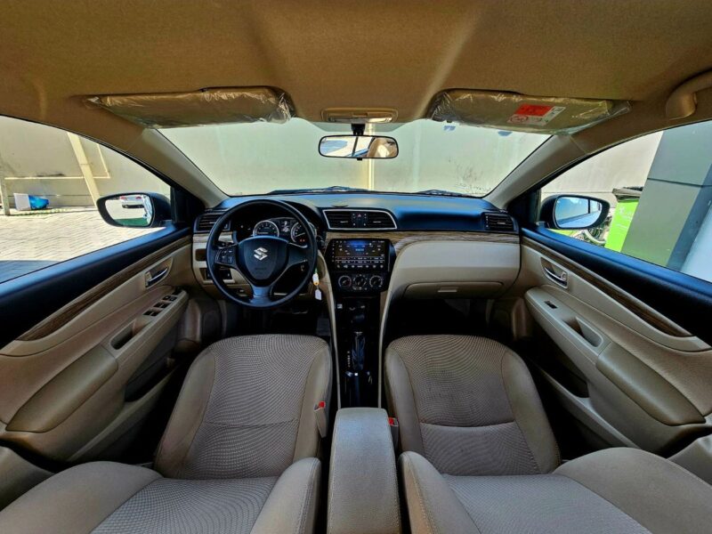 2024 Suzuki Ciaz GCC Specs 1.5 litres V4 Petrol Engine Silver Beige Sedan