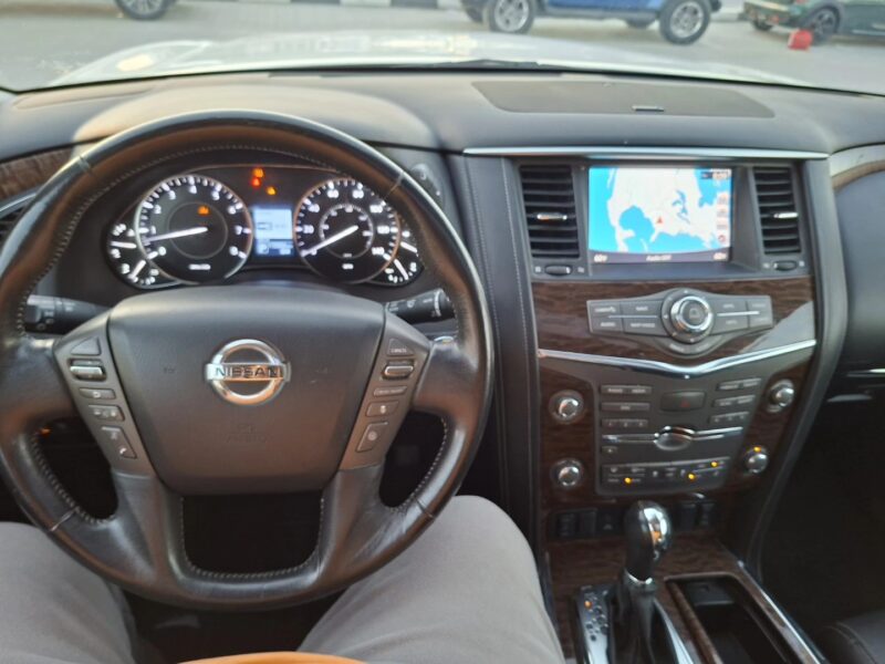 2019 Nissan Armada 5.6-liter V8 Petrol Engine White Black SUV American Specs
