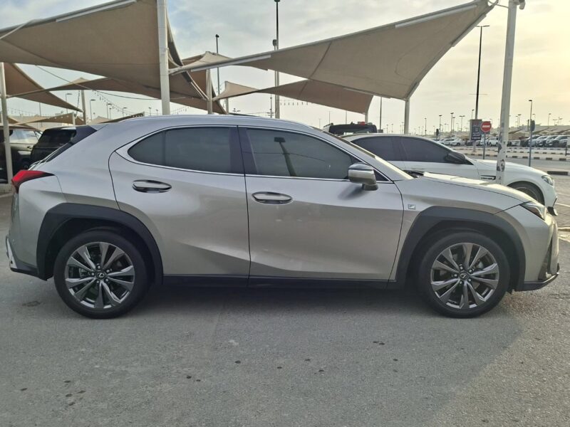 2019 Lexus UX 200 2.0-liter Inline 4-cylinder Petrol Engine Gold Red Crossover FWD GCC