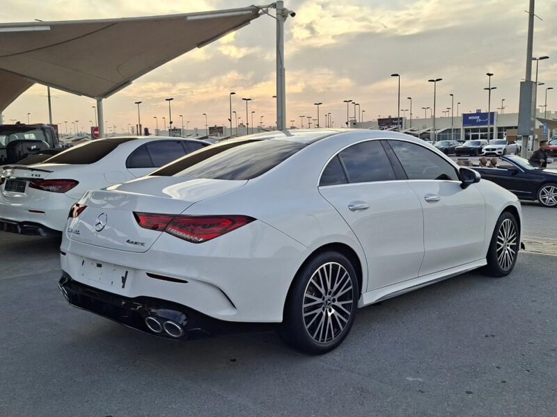 2023 Mercedes-Benz CLA 250 2.0-liter Inline-4 turbo Petrol Engine White Beige Coupe