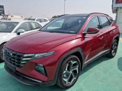 2024 Hyundai Tucson 1.6L Turbocharged 4 Cylinder Petrol Engine Red Black SUV FWD