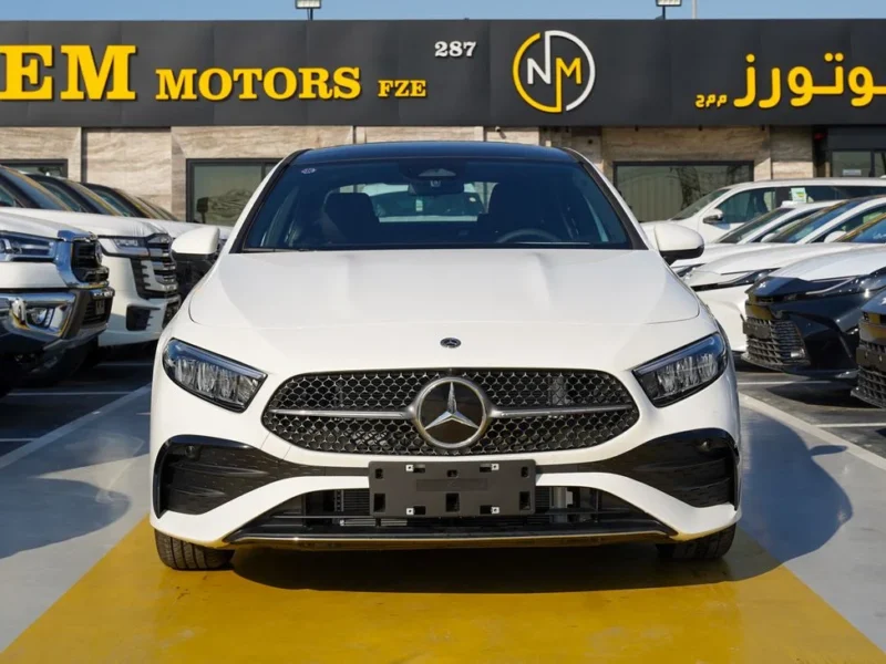 2025 Mercedes-Benz A 200 L 4 Cylinder Petrol Engine White Black Sedan GCC Specs