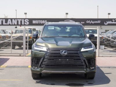 2025 Lexus LX600 3.5 Litres V6 Petrol Engine Green grey SUV GCC Specs