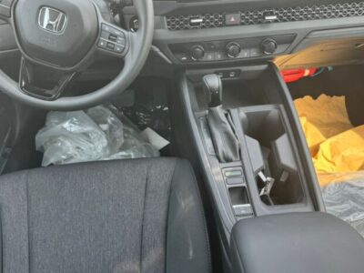 2024 Honda Accord 1.5L Turbocharged 4-Cylinder Gasoline Engine White Black Sedan