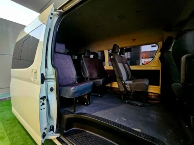 2023 TOYOTA HIACE HIGHROOF PATROL MANUAL 3.5 V6 White Grey Van GCC Specs