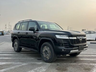 2025 Toyota Land Cruiser 3.5L TT GR SPORT 6 Cylinder Engine Black Red SUV AWD