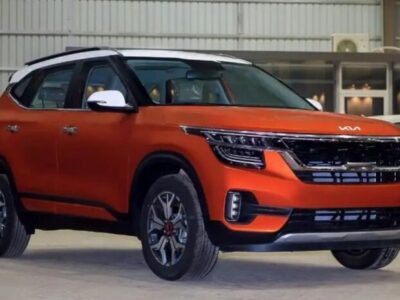 2023 Kia Seltos 1.4 Litres 4 Cylinder Petrol Engine Orange Beige SUV FWD GCC Specs