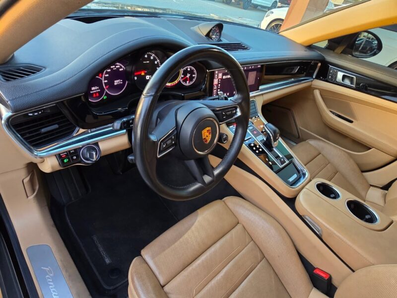 2021 Porsche Panamera 2.9L Twin-Turbo V6 Petrol Engine Black Tan Sedan Clean Title