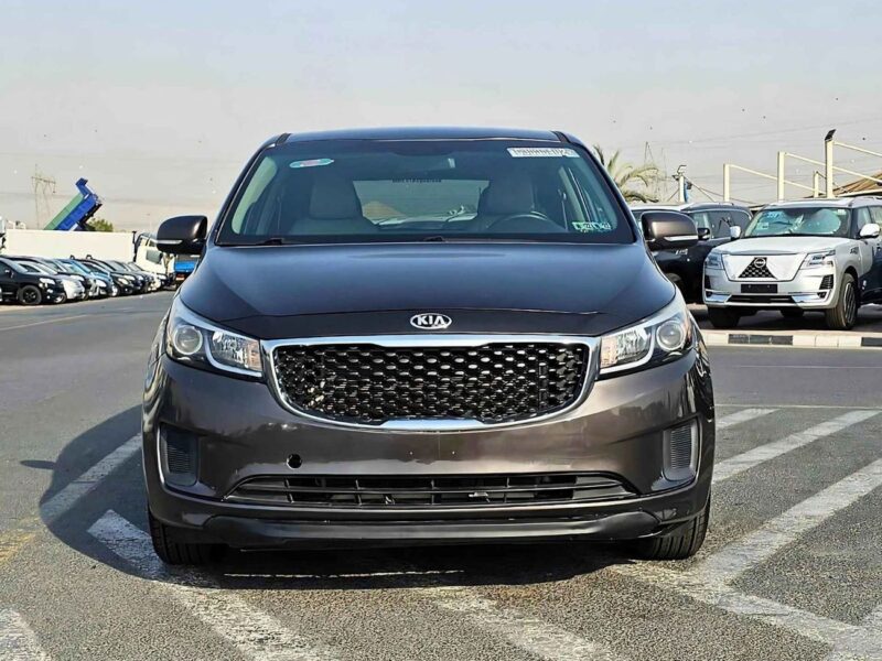 2017 Kia Sedona LX V6 Petrol Engine 3.3 Litres Grey Beige Van American Specs
