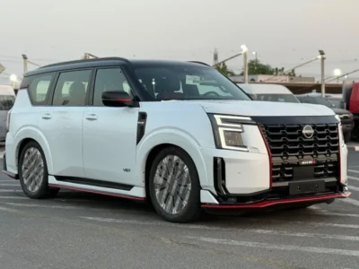 2026 Nissan Patrol NISMO 3.5L V6 Twin-Turbo Engine White Red SUV GCC Specs