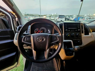 2023 TOYOTA HIACE HIGHROOF PATROL MANUAL 3.5 V6 White Grey Van GCC Specs