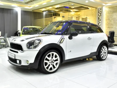 2013 MINI Paceman Cooper S 4 Cylinder Petrol Engine White Brown Hatchback GCC
