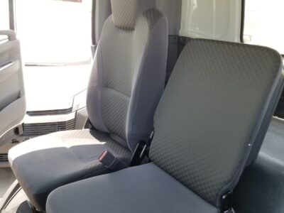 2023 Isuzu FSR Chassis 8.2L Diesel Non-Turbo Engine White Grey Truck