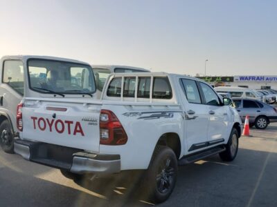2024 Toyota Hilux 2.7 Litres 4 Cylinders Petrol Engine White Red Pick Up Truck
