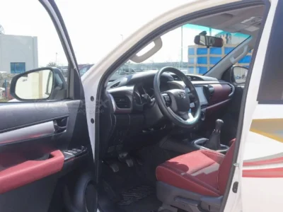 2026 Toyota Hilux DC 2.7L 4 Cylinders Petrol Engine 4WD MT White Maroon Pick Up Truck