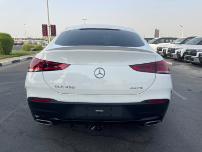 2021 Mercedes-Benz GLE 450 4Matic Coupe 3.0 L Inline-6 Engine White Black Luxury SUV