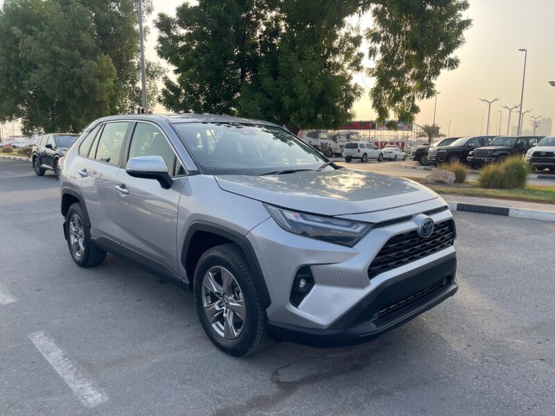 2024 Toyota RAV 4 GX Hybrid 2.5-liter 4-cylinder in-line Engine Grey Black SUV AWD