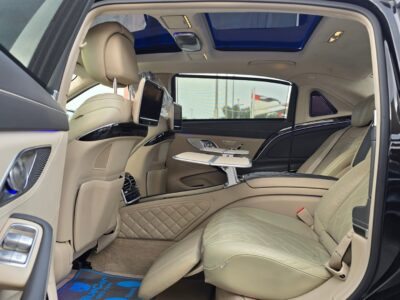 2016 Mercedes-Maybach S 600 6.0L V12 Twin-Turbo Black Beige Luxury Large Sedan